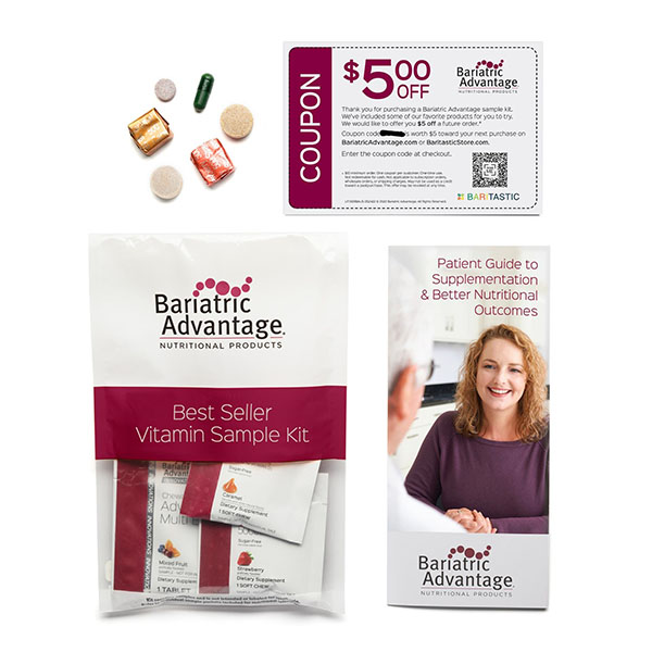 Vitamins and supplements samples