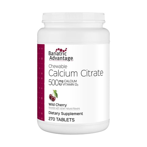 Calcium Citrate Chewable 500mg (3 Flavors)