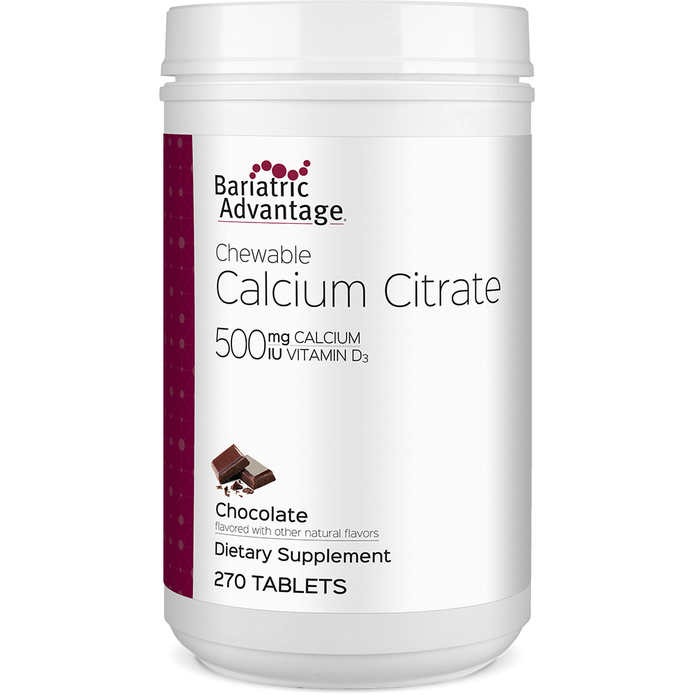 Calcium Citrate Chewable 500mg Bariatric Advantage, Inc.