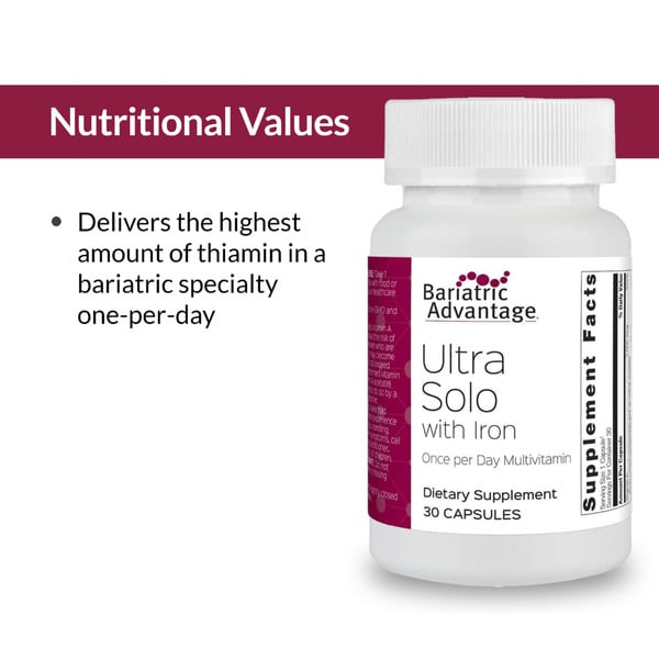 Bariatric Advantage |Ultra Solo Capsule – Only 1 Per Day!