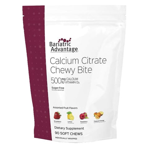 Calcium Citrate Chewy Bites 500mg (11 Flavors)