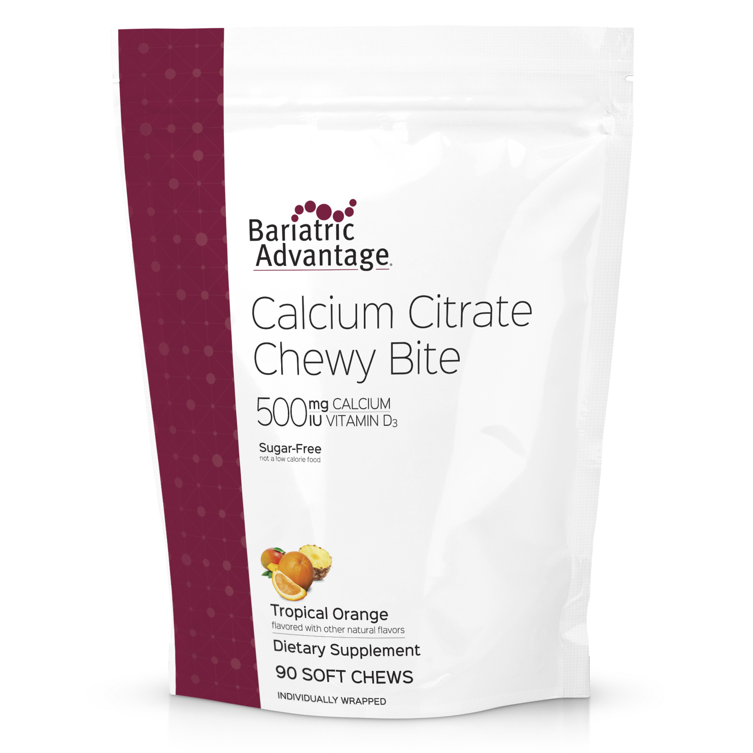 Calcium Citrate Chewy Bites 500mg (11 Flavors)