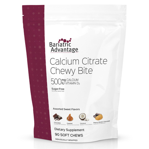 Calcium Citrate Chewy Bites 500mg (11 Flavors)
