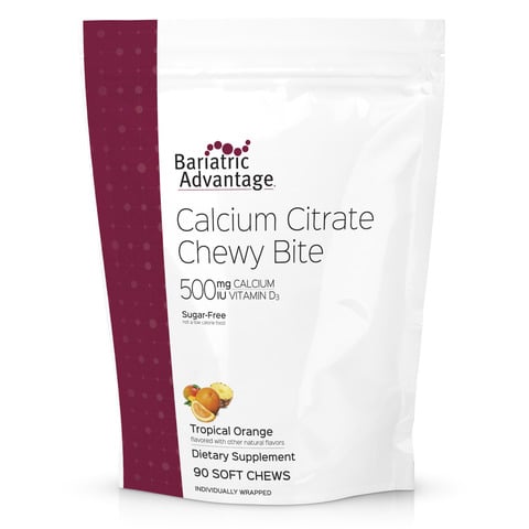 Calcium Citrate Chewy Bites 500mg (11 Flavors)