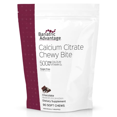 Calcium Citrate Chewy Bites 500mg (11 Flavors)