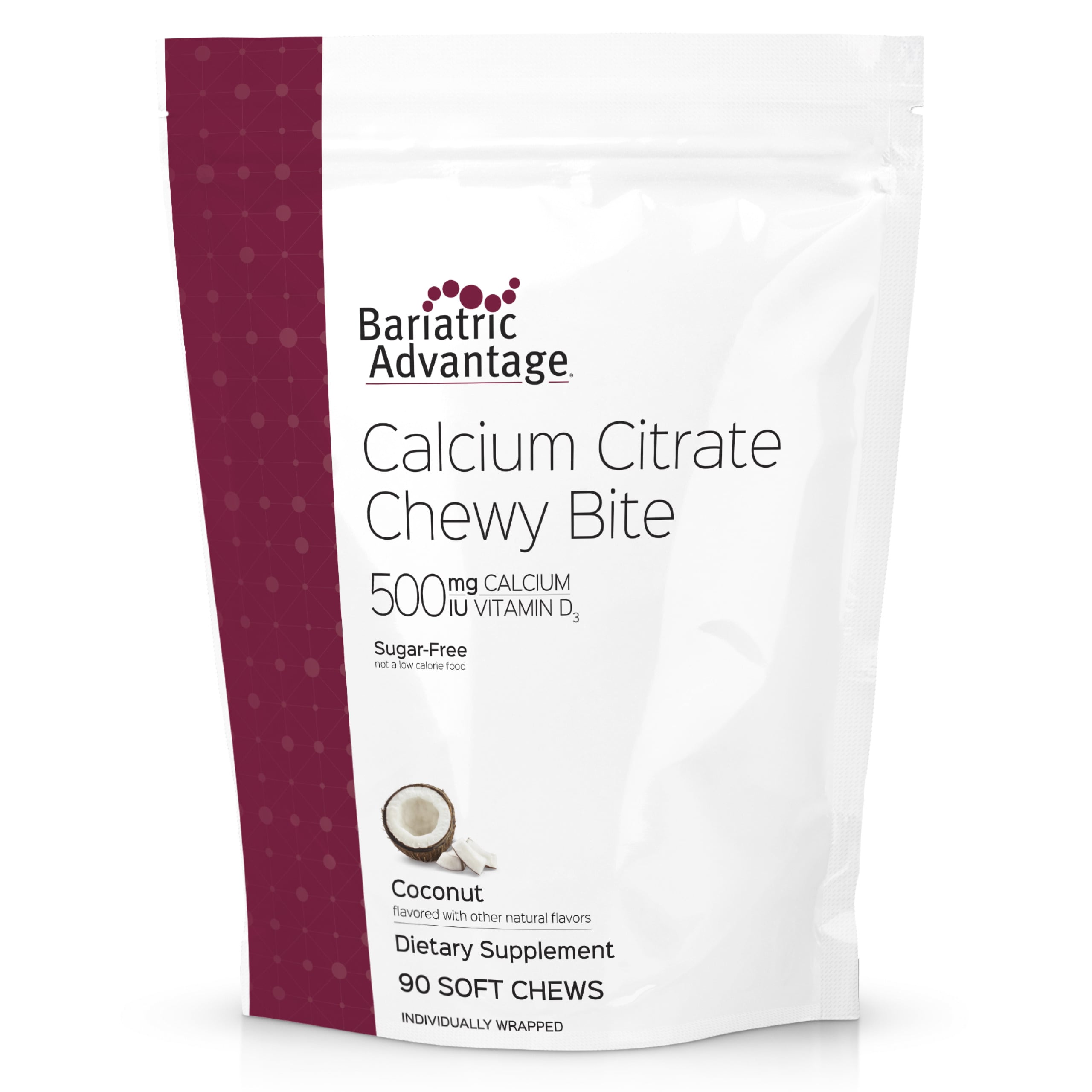 Calcium Citrate Chewy Bites 500mg (11 Flavors)