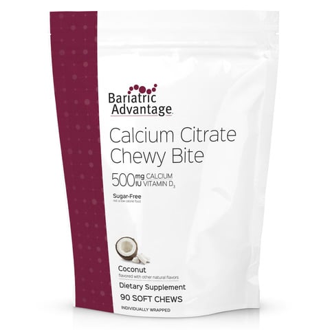 Calcium Citrate Chewy Bites 500mg (11 Flavors)
