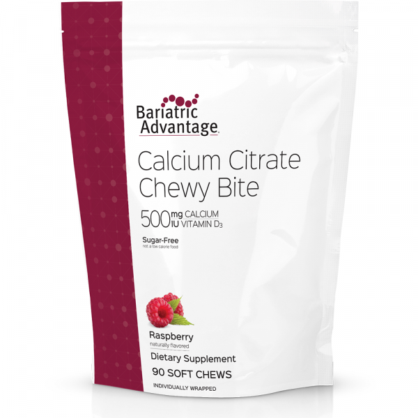 Calcium Citrate Chewy Bites 500mg 11 Flavors Bariatric